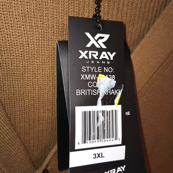 NEW X RAY Men's Cotton Cardigan Sweater 3XL - Picture 11 of 13